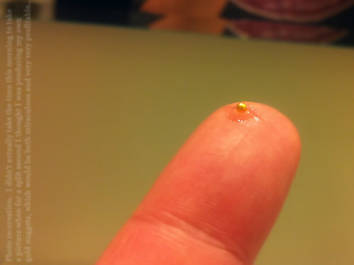 Oh god this came out of my ear!?