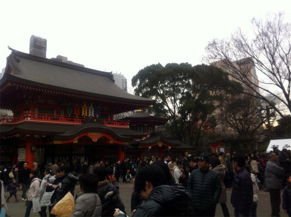 千葉神社での初詣